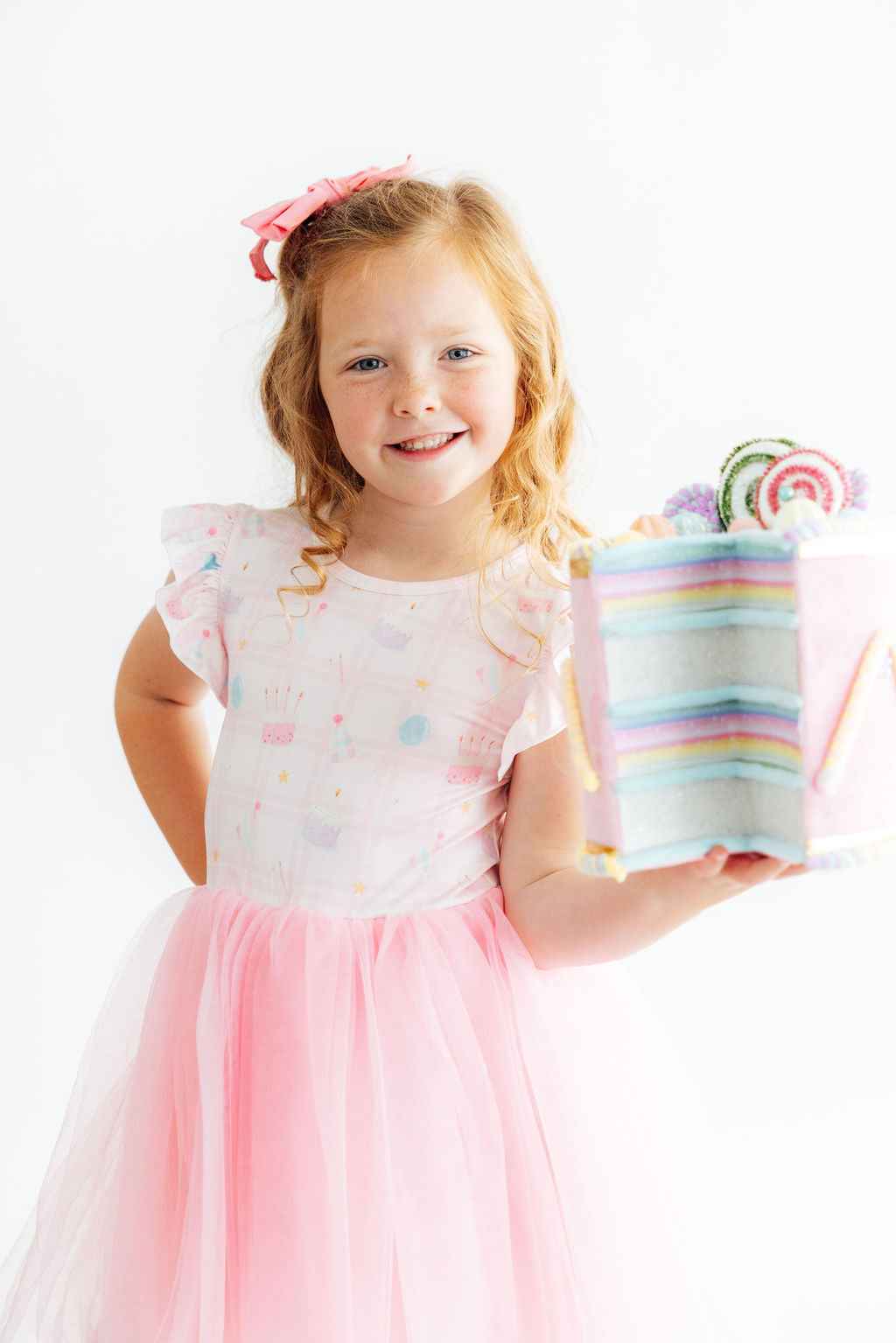 Birthday Magic Flutter Sleeve Tutu Dress