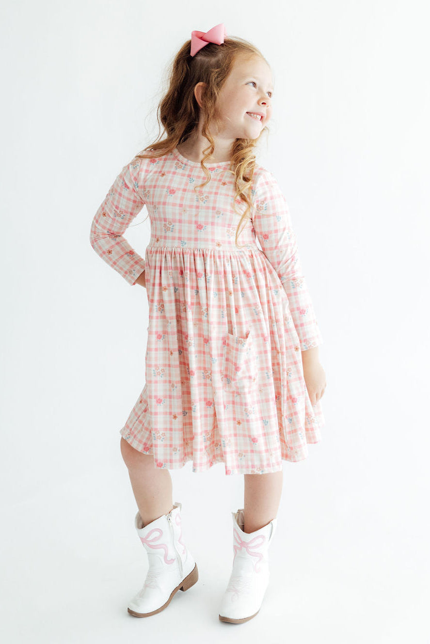 Off the Grid L/S Pocket Twirl Dress