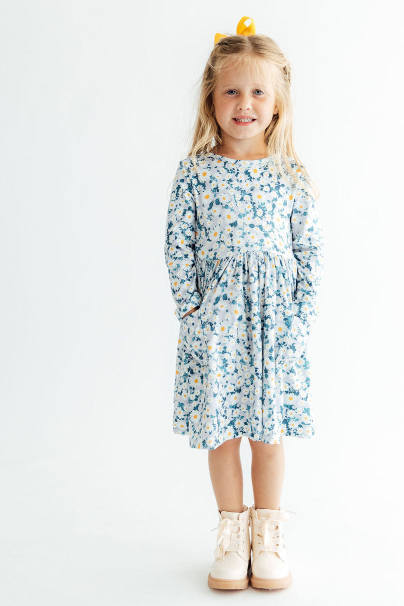 Oopsie Daisy L/S Pocket Twirl Dress