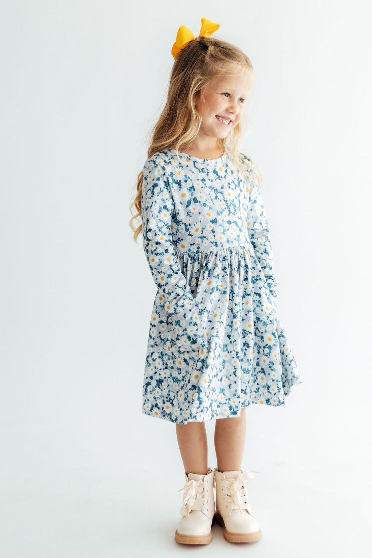 Oopsie Daisy L/S Pocket Twirl Dress