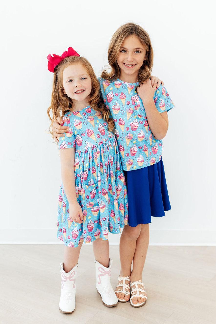 Delightful Desserts Ruffle Pocket Tee