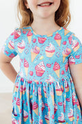 Delightful Desserts S/S Pocket Twirl Dress