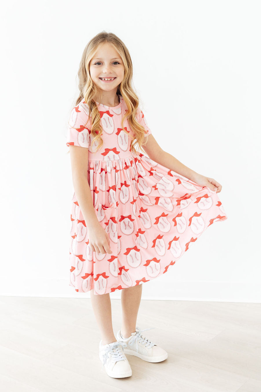 Pitcher Perfect S/S Pocket Twirl Dress