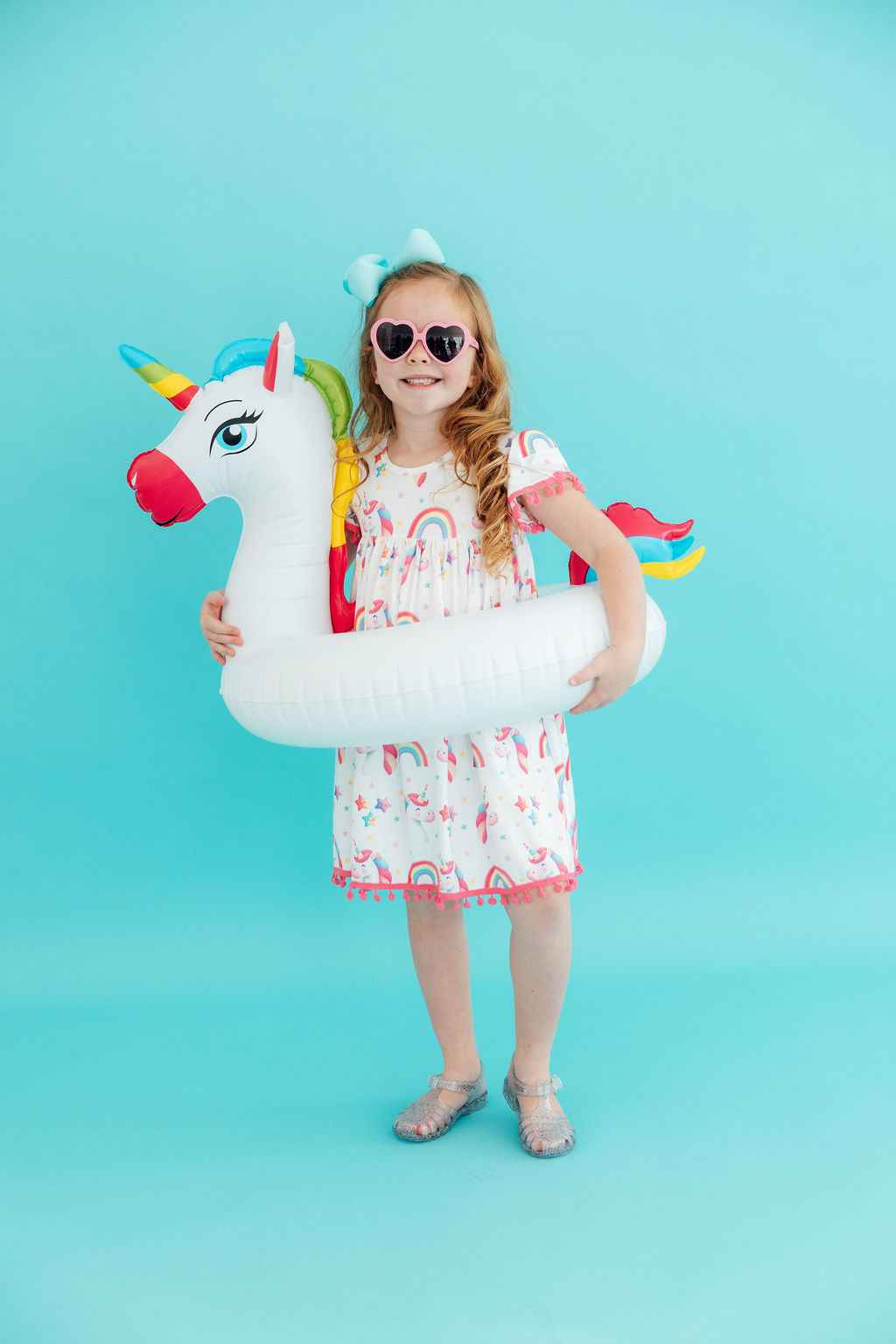 Unicorn Magic Pom Pom Dress