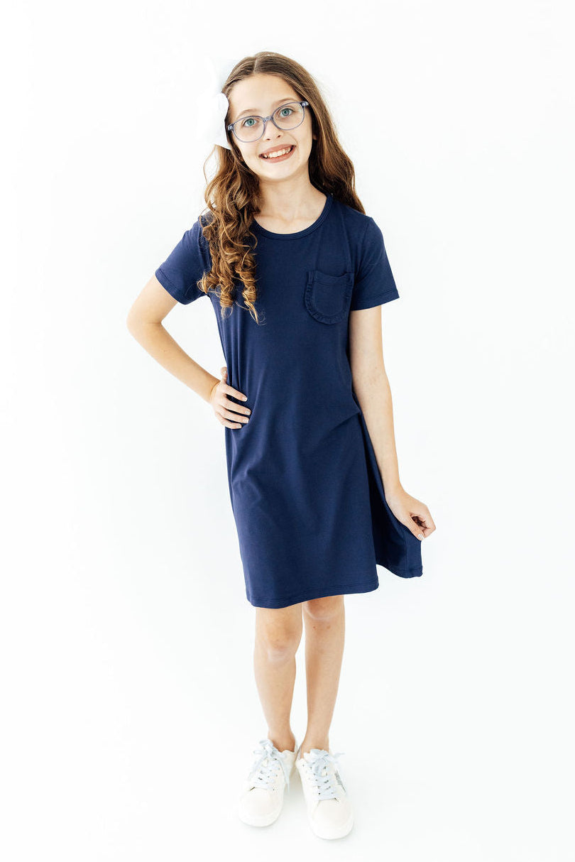 Navy T-Shirt Dress