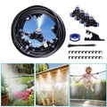 Misting Cooling System 65.6Ft Hose Line + 23 T-Joint Nozzles Water Sprayer
