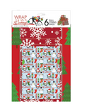 Wrap In A Hurry Pull String Gift Bag 6 piece Assortment - Style 1