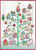House Tree  Advent Calendar with Envelope
