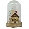 Illuminated Winter Village Domes -