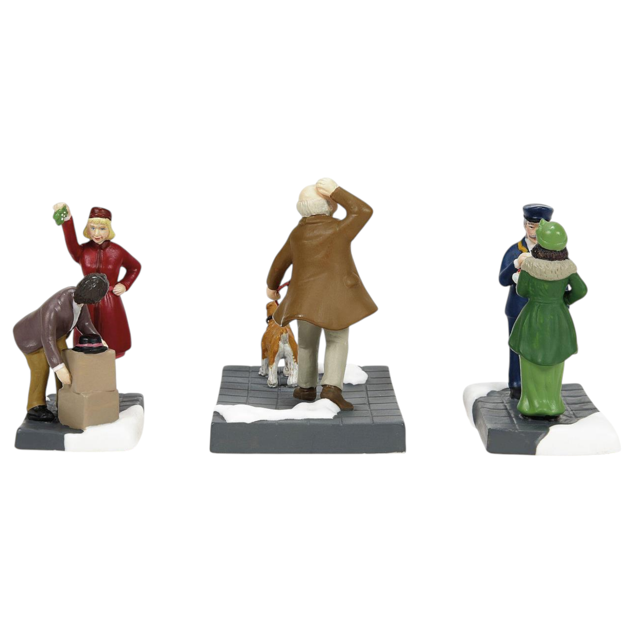 Christmas In The City Friends and Neighbors 3 piece set