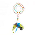 Modern Dream Catcher Wolf Totem Car Hanging Ornaments Pendant Wolf Decor Traditional Feather Wind Chimes Handmade For Bedroom Wall Hanging Home Decorations Crafts