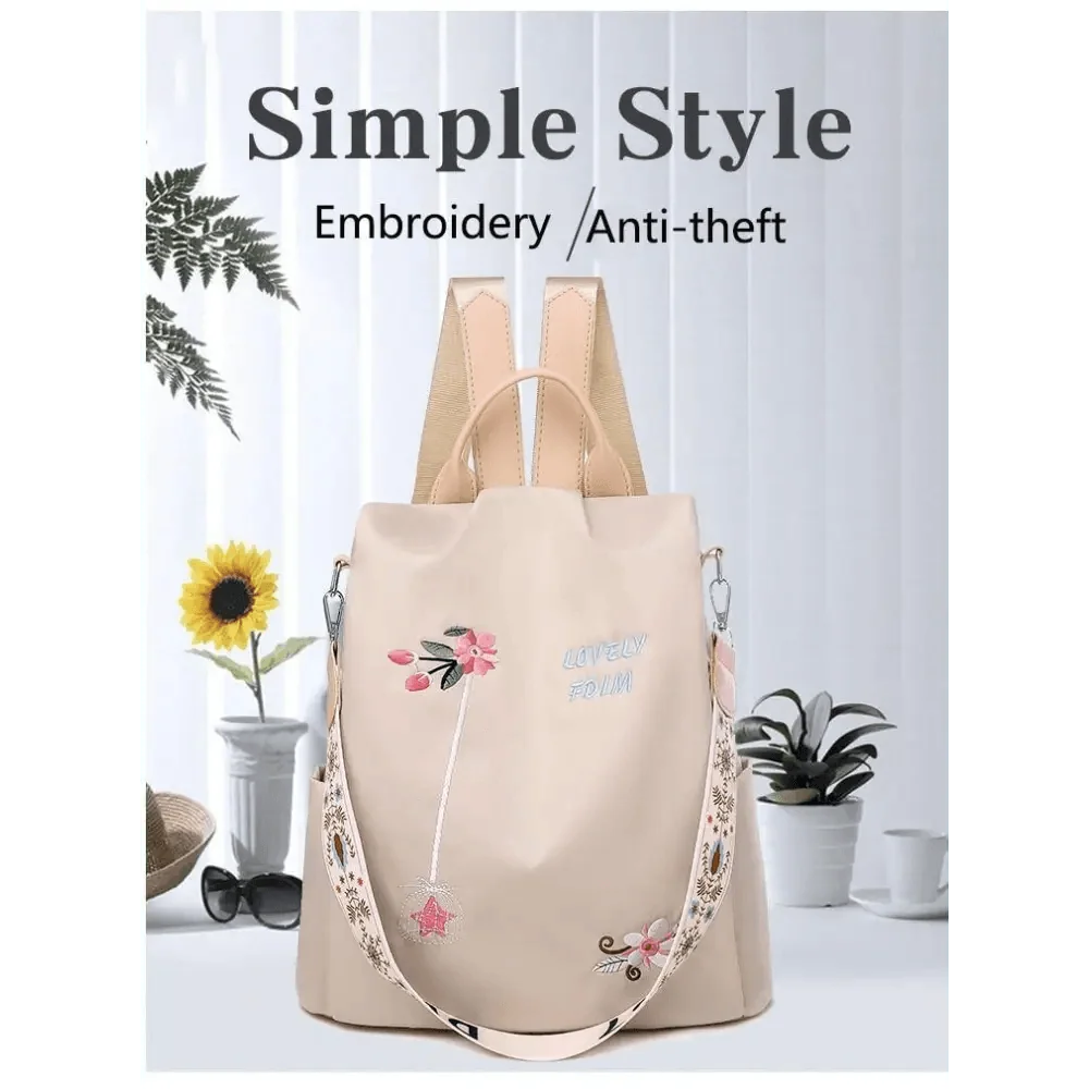 Modern Elegant  Waterproof Women's Backpack Fashionable Anti-theft Women Backpacks Nice Print School Bag High Quality Large Capacity Backpack