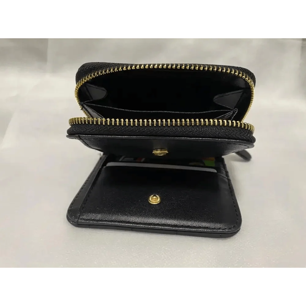 Modern PU Leather Card Holder Wallet Women Fashion Small Zipper Wallet Retro Mini Bags For Women