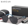 Modern Retro VIntage Luxury BARCUR Square Mens Sunglasses Polarized Driving Gradient Sun Glasses for Men UV400 Shades Eyewear Stevvex Big Frame sunglasses For Men