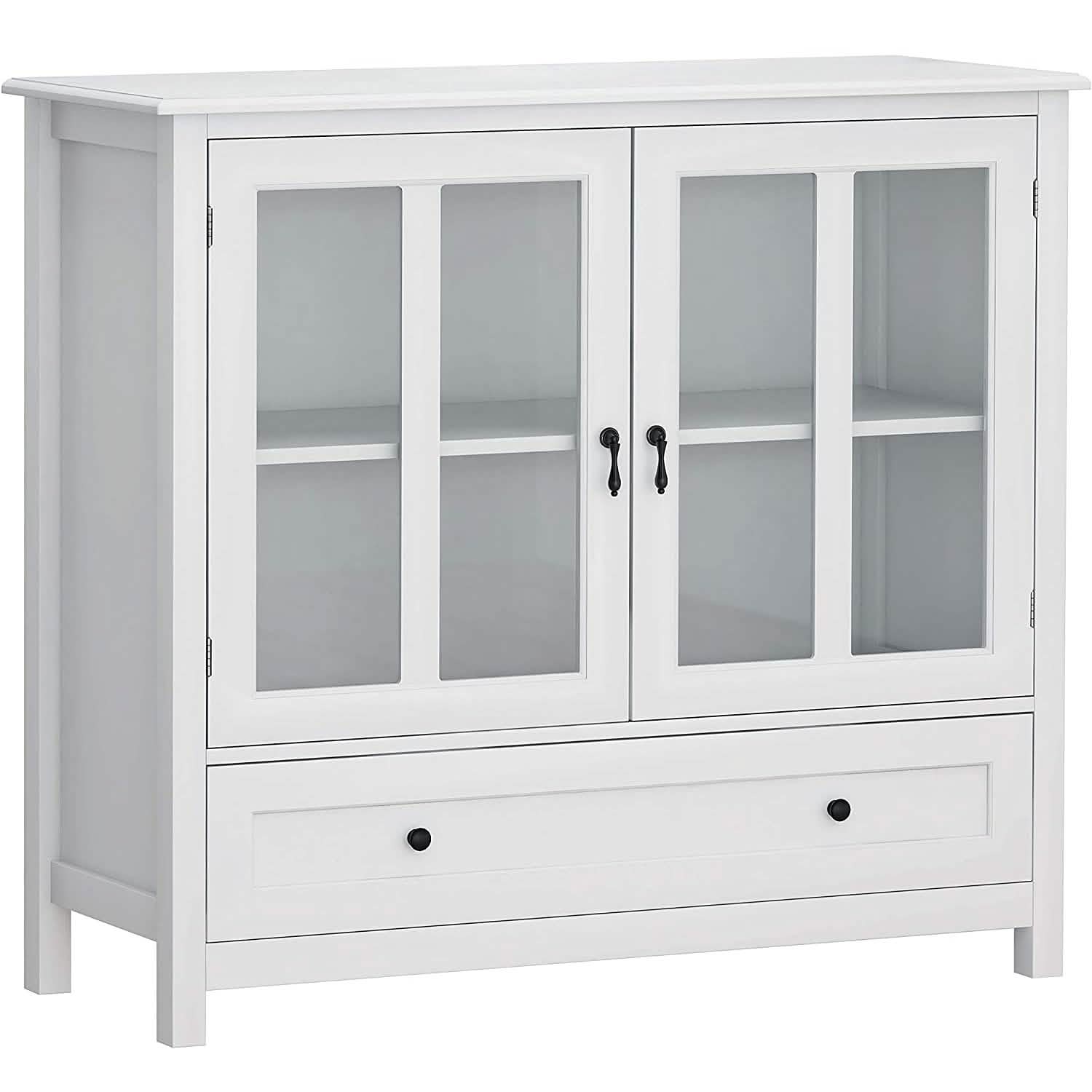 Modern Storage Cabinet with Metal Handles