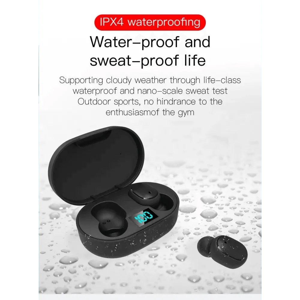 Modern Style Bluetooth 5.0 Headphones Stereo  Wireless Ear Buds In Ear Hands Free Earphones Sports Headset Quality Sound