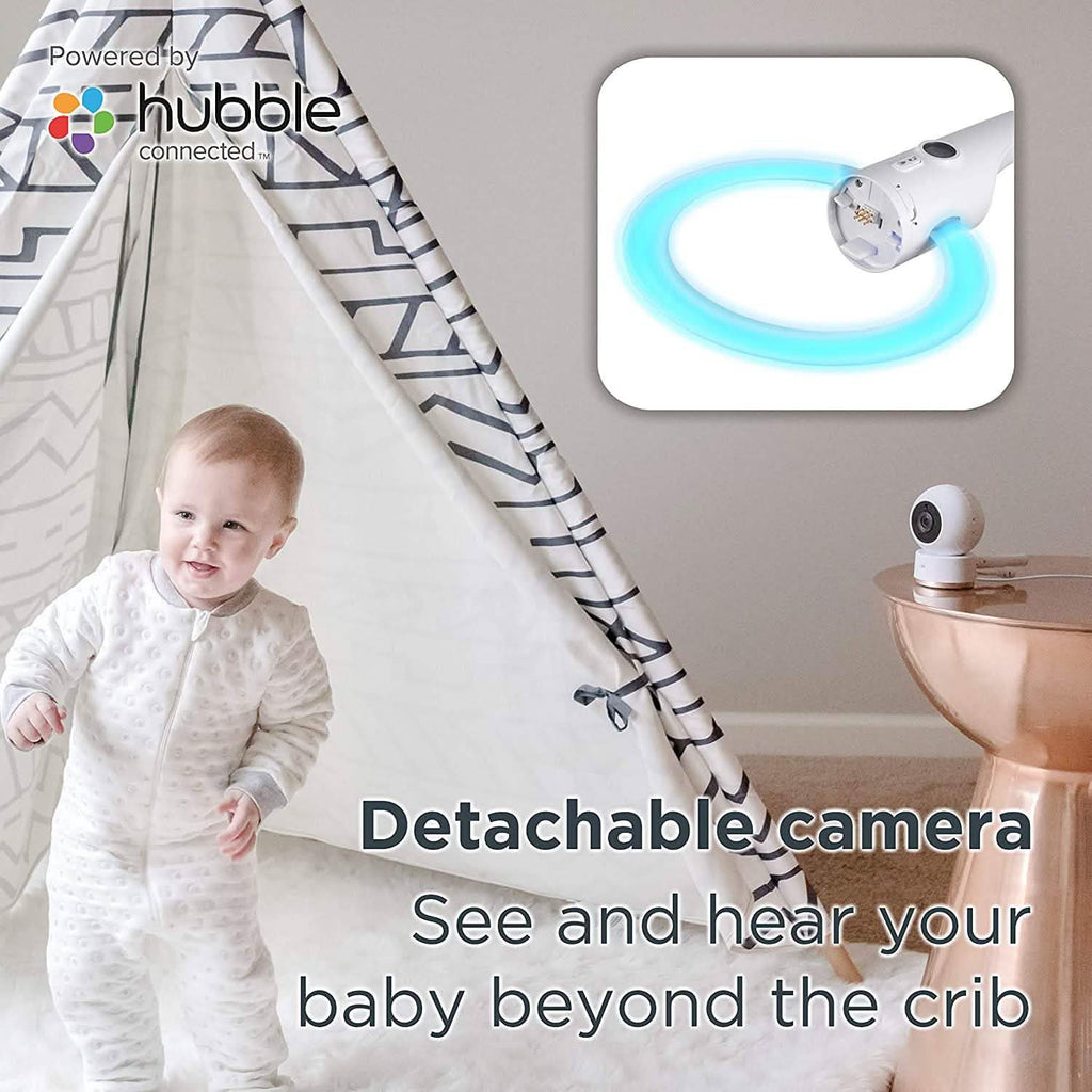 Motorola Halo+ Video Baby Monitor - Infant Wi-Fi Camera with Overhead Crib Mount - 4.3-Inch Color Screen with Infrared Night Vision and Intercom (Refurbished)
