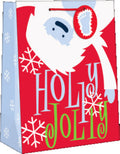 Medium Sized Juvenile Giftbag - Holly Jolly