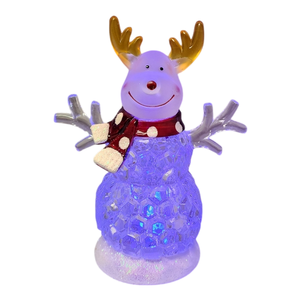 Lighted Shimmer Reindeer - 4.5 inch