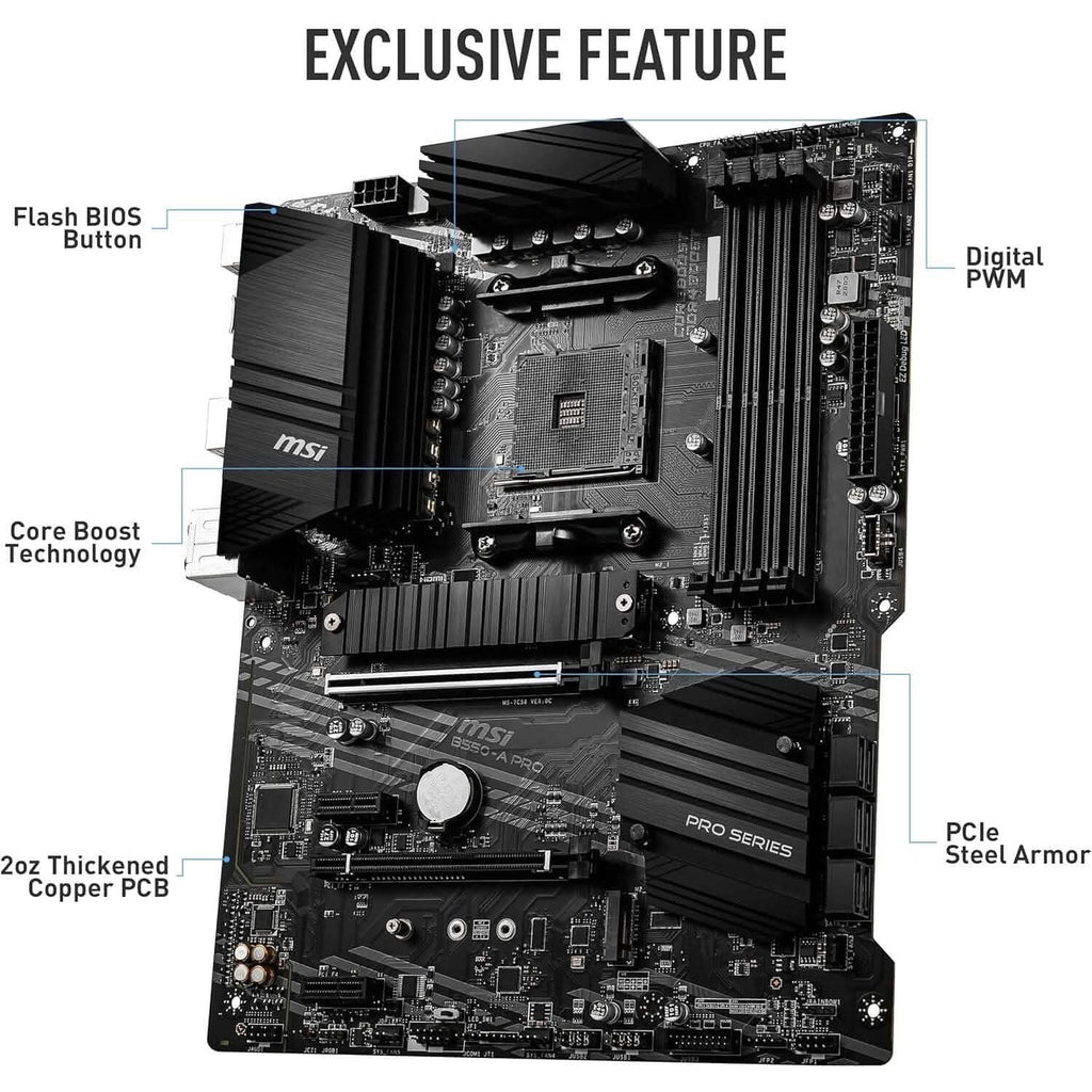 MSI B550-A PRO ProSeries Motherboard (Refurbished)