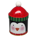 Gift Tin with Pom Pom Hat - Penguin