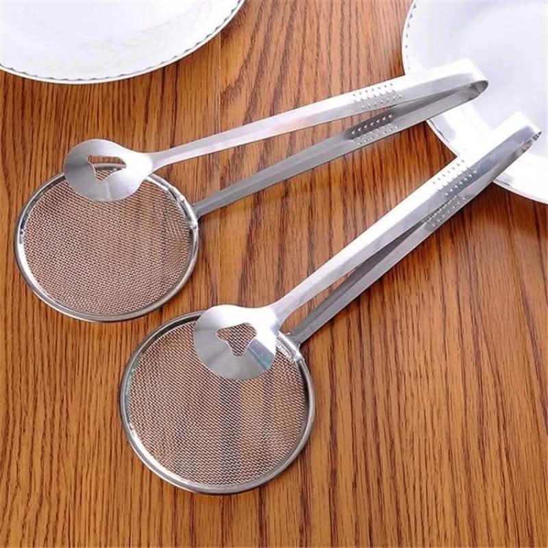 Multi-Functional Stainless Steel Clamp Strainer Filter Spoon