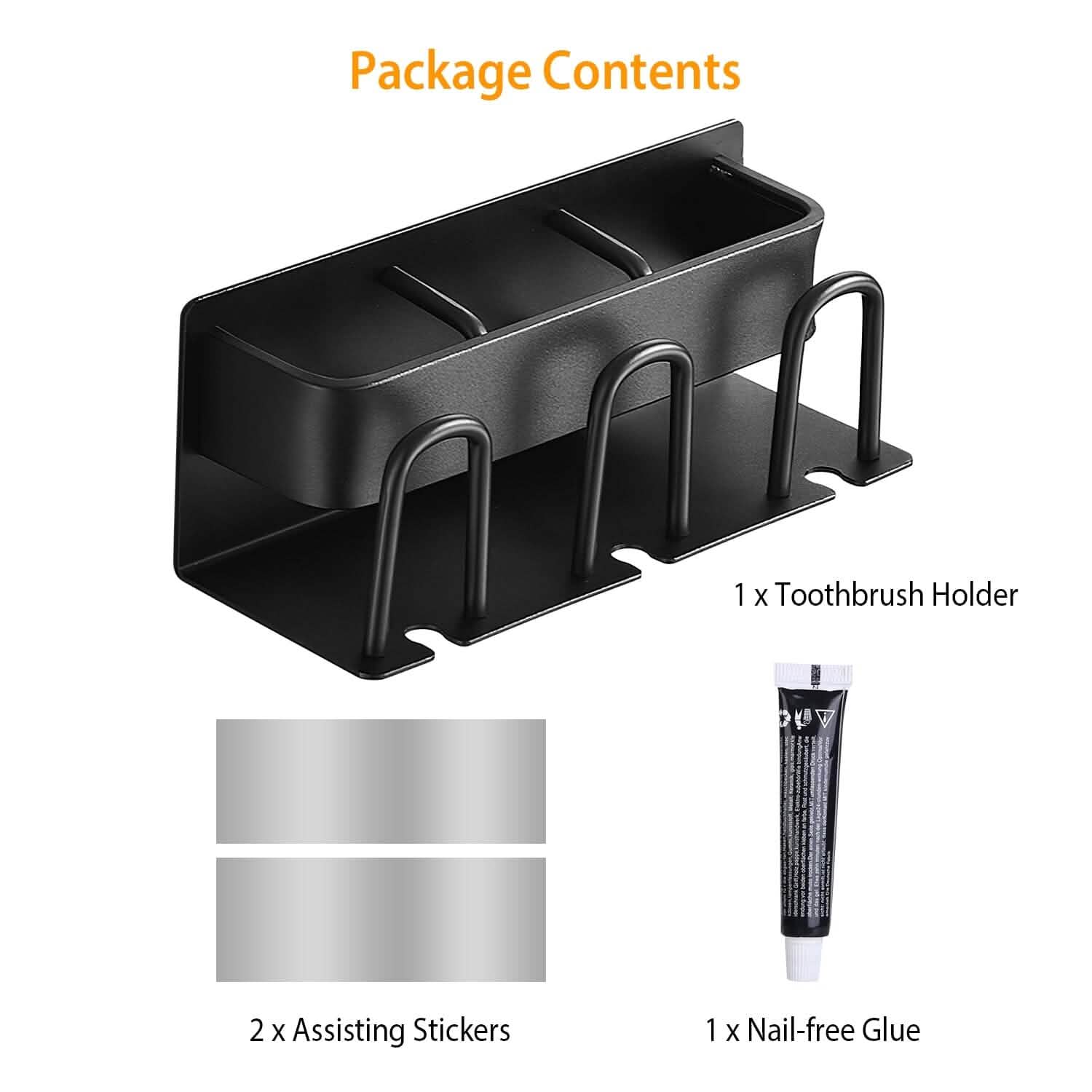 Multifunctional Toothbrush Holder Rack Organizer