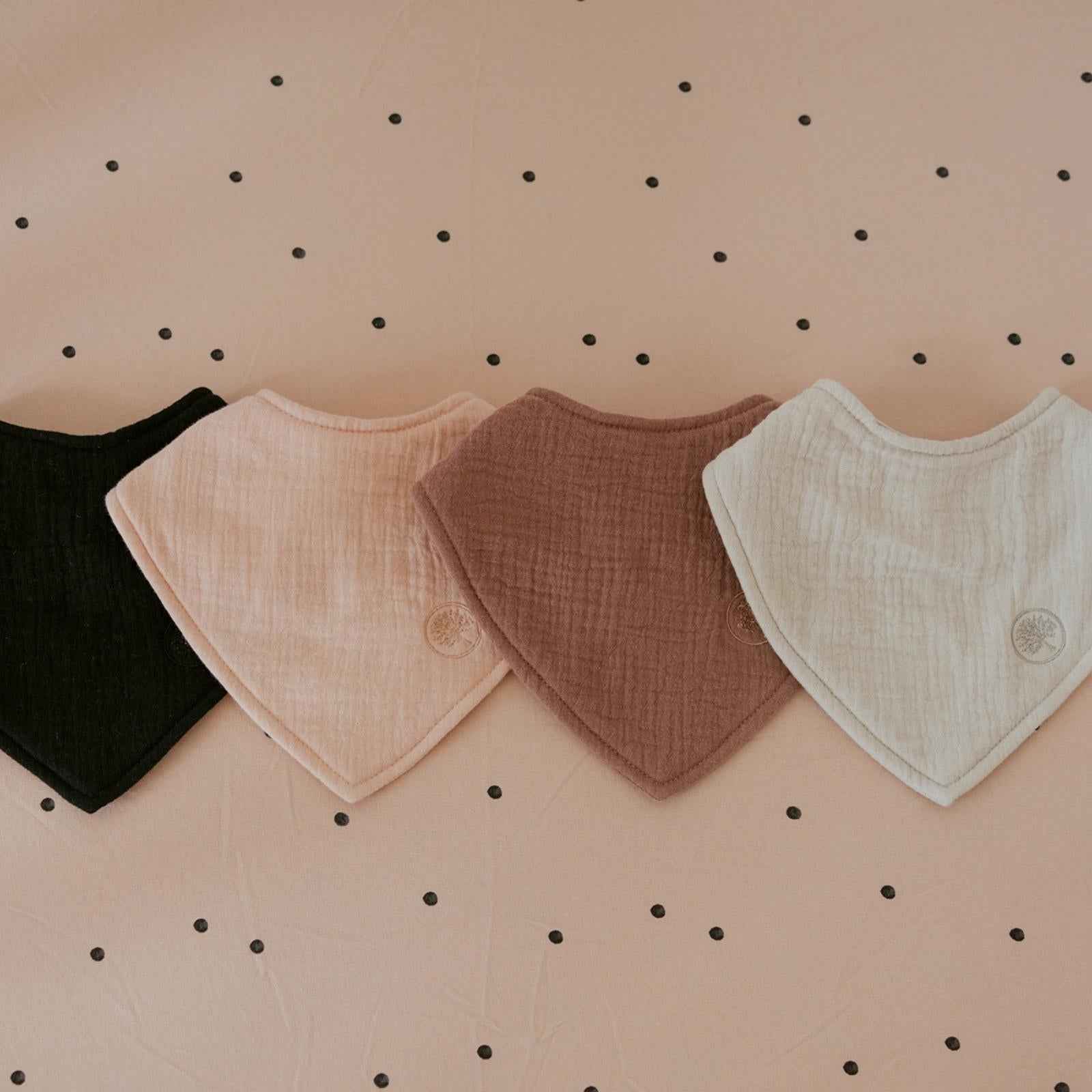 Bliss Muslin Bandana Bibs Set (4-Pack)