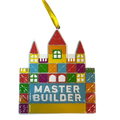 Master Builder Tile Castle Ornament