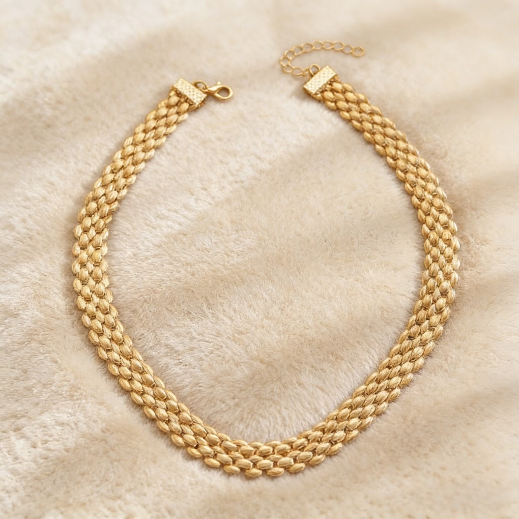 Y-Shaped Layered Necklace & Bracelet Set