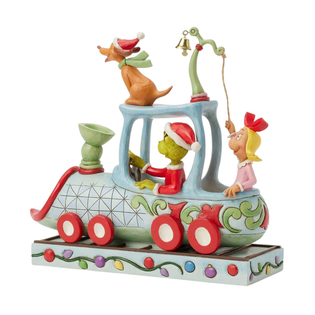 Grinch Max and Cindy Lou Ride the Train