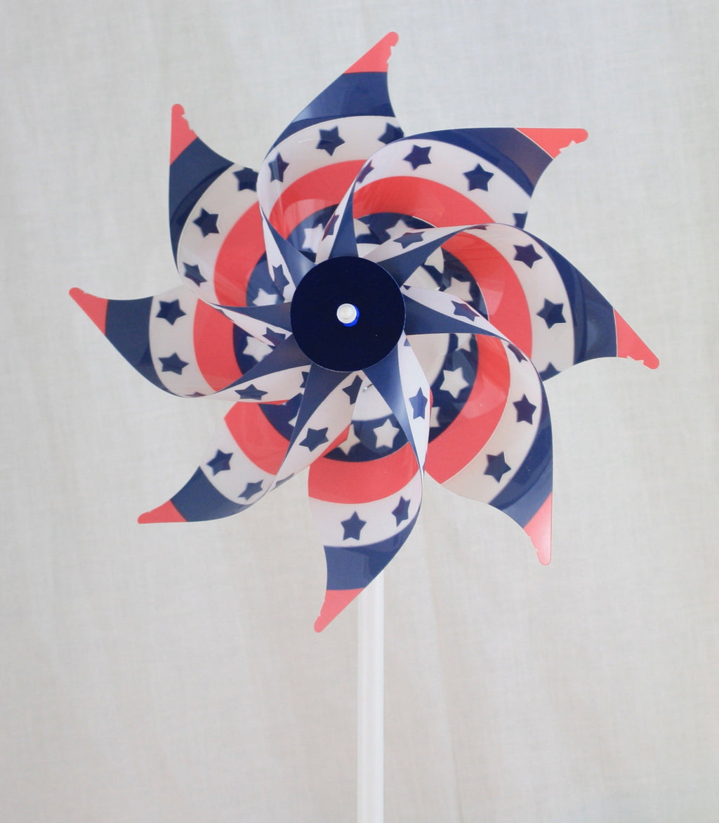 PVC Pinwheel - Blue Gingham