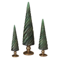 Elegant Resin Holiday Trees -