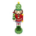 Resin Nutcracker with Moving Digital Eyes - 16 Inch