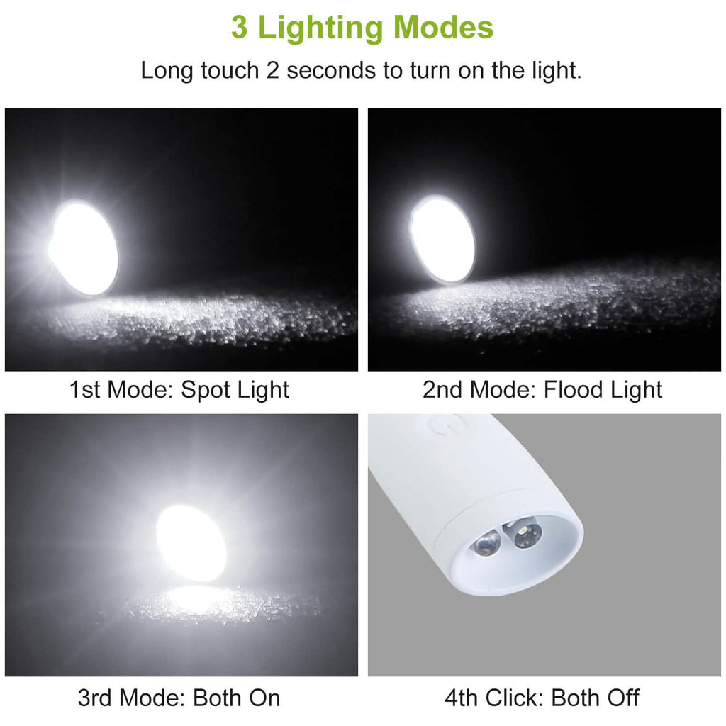 Neck Reading Light Rechargeable Book Bed Lamp