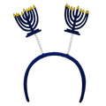 Springy Headband with Felt Menorah