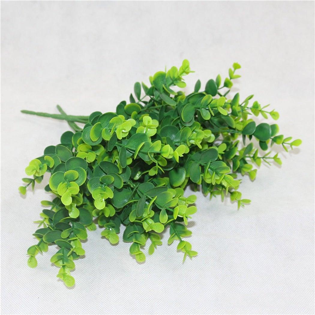 New Artificial Shrubs Boston Fern Grass Fake Green Bushes Indoor Outdoor UV Resistant Indoor Outside For Home Garden Porch Window Décor