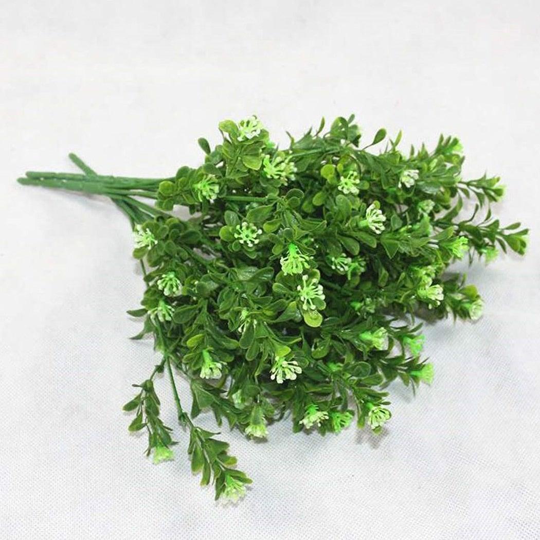 New Artificial Shrubs Boston Fern Grass Fake Green Bushes Indoor Outdoor UV Resistant Indoor Outside For Home Garden Porch Window Décor