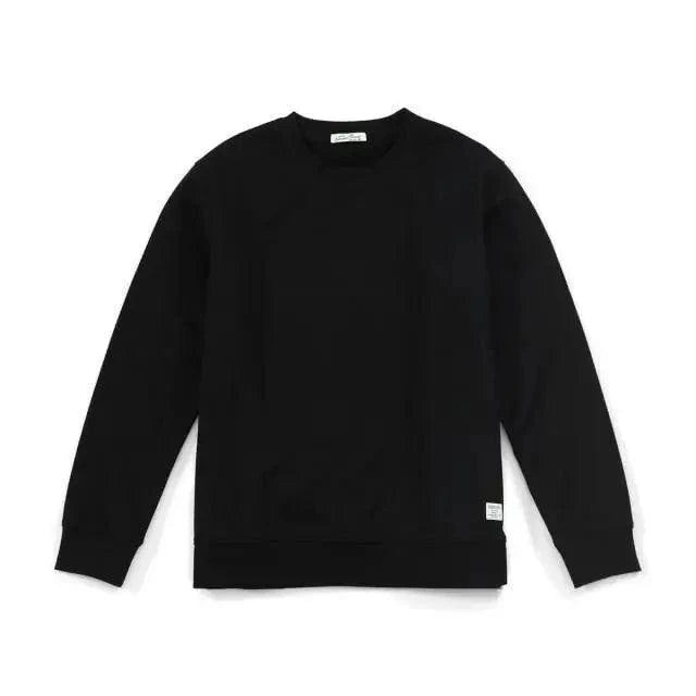 New Autumn  Winter Sweatshirt Men Casual Minimalist Sweatshirt O-Neck For Men Solid Color Ladies Long Sleeve Casual Pullover Clothes Sweatshirt