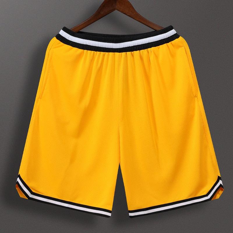 New Basketball Shorts Patchwork Solid Loose Beach Outdoor Sports Fitness Exercise Bottoms Jogging Hiking Running Sweatpants Men's Shorts Gym Men Running Sport Fitness Mens Basketball Jogging Quick Dry Short Pants