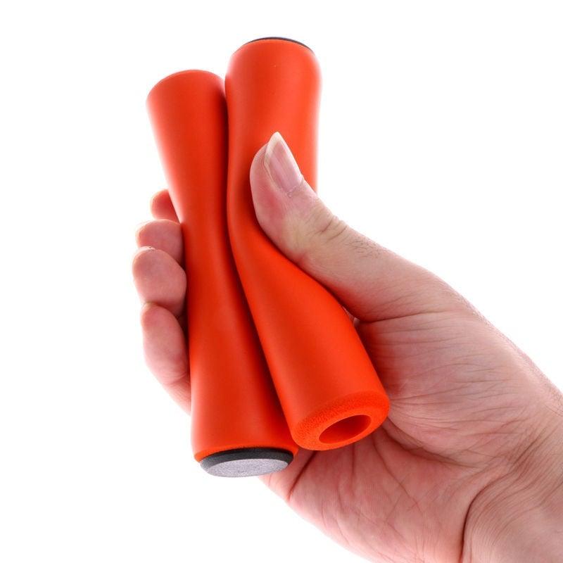 NEW Bicycle Grips Super Light Silicone Non-Slip Shock Absorption Road Handle Bike Bicycles Parts Comfortable Shock Absorption Bike Handlebar Grips Comfort Ergo Handlebar Grip Designed For  Cycling