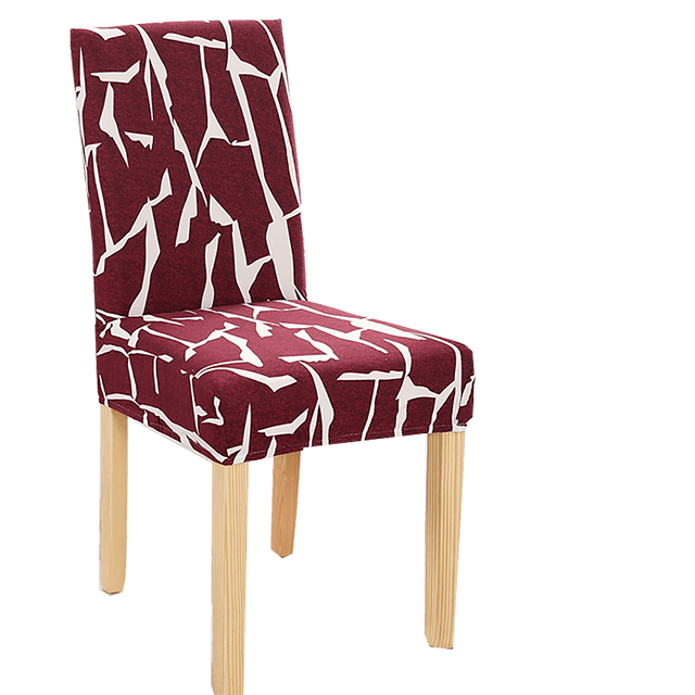 New Chair Covers Spandex Stretch Chair Covers Dining Slipcover Decorative Chair Cover floral For Kitchen Wedding Banquet Hotel Stretch Armless Chair Slipcover for Dining Room Seat Cushion, Spandex Kitchen Parson Chair Protector Cover, Removable & Washable