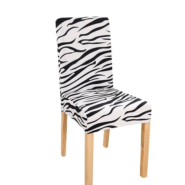 New Chair Covers Spandex Stretch Chair Covers Dining Slipcover Decorative Chair Cover floral For Kitchen Wedding Banquet Hotel Stretch Armless Chair Slipcover for Dining Room Seat Cushion, Spandex Kitchen Parson Chair Protector Cover, Removable & Washable