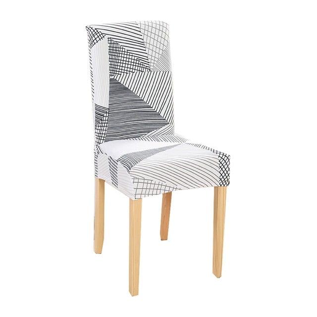New Chair Covers Spandex Stretch Chair Covers Dining Slipcover Decorative Chair Cover floral For Kitchen Wedding Banquet Hotel Stretch Armless Chair Slipcover for Dining Room Seat Cushion, Spandex Kitchen Parson Chair Protector Cover, Removable & Washable