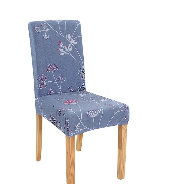 New Chair Covers Spandex Stretch Chair Covers Dining Slipcover Decorative Chair Cover floral For Kitchen Wedding Banquet Hotel Stretch Armless Chair Slipcover for Dining Room Seat Cushion, Spandex Kitchen Parson Chair Protector Cover, Removable & Washable