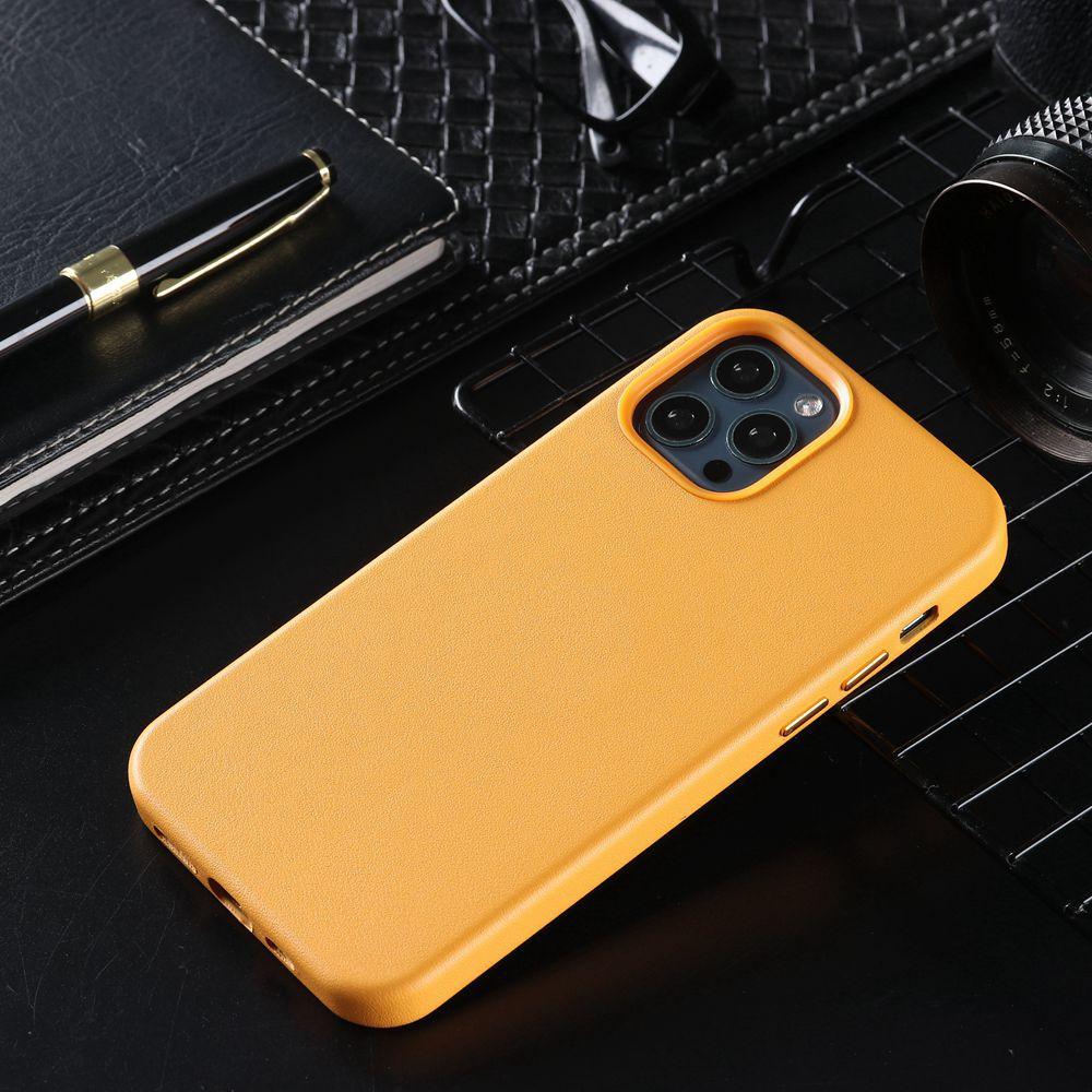 New Colorful Leather For iPhone 14 13 Pro Max Mini Magnet Case Cover Wireless Charging Drop Protect Covers Shockproof Slim Back Cover Leather Case For iPhone Slim and Aesthetic iPhone 14 case