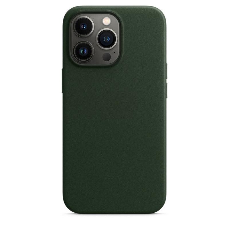 New Colorful Leather For iPhone 14 13 Pro Max Mini Magnet Case Cover Wireless Charging Drop Protect Covers Shockproof Slim Back Cover Leather Case For iPhone Slim and Aesthetic iPhone 14 case