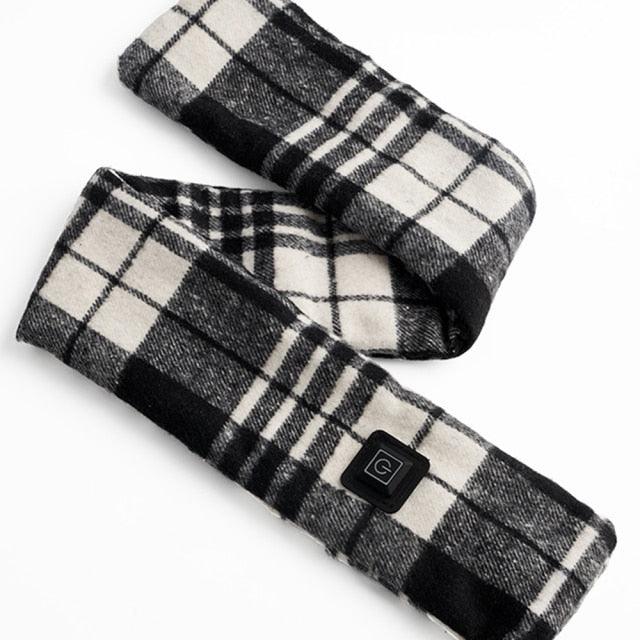 New Fashion Winter USB Heated Scarf Unisex Neck Warmer Neckerchief Winter Rechargeable Heating Elegant Scarf Neck Heating Pad Lightweight Shawl To Keep Your Neck Warm Shawl For Women