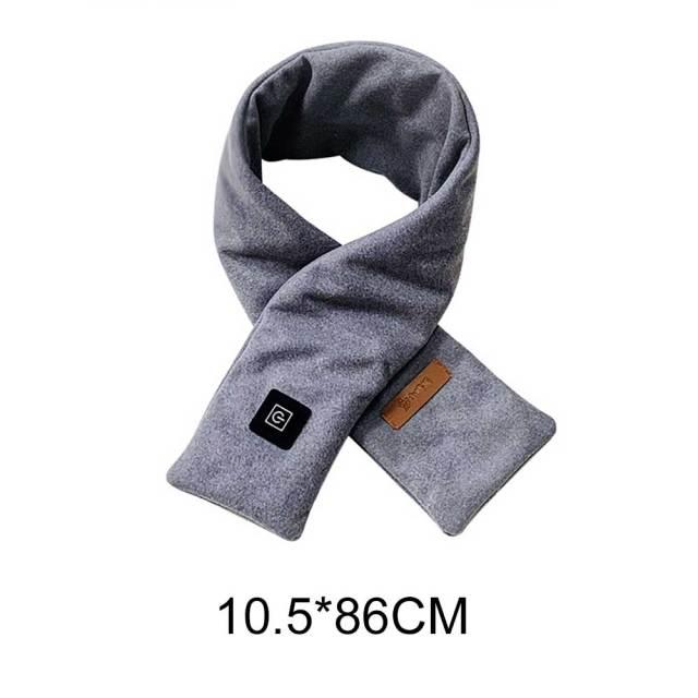 New Fashion Winter USB Heated Scarf Unisex Neck Warmer Neckerchief Winter Rechargeable Heating Elegant Scarf Neck Heating Pad Lightweight Shawl To Keep Your Neck Warm Shawl For Women