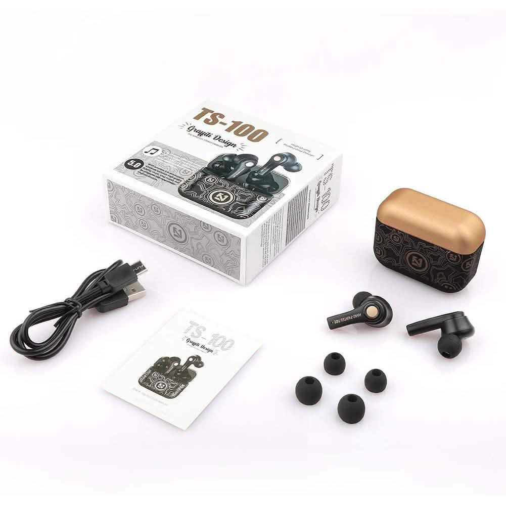 New Graffiti Wireless Earbuds Bluetooth 5.0 Earphones